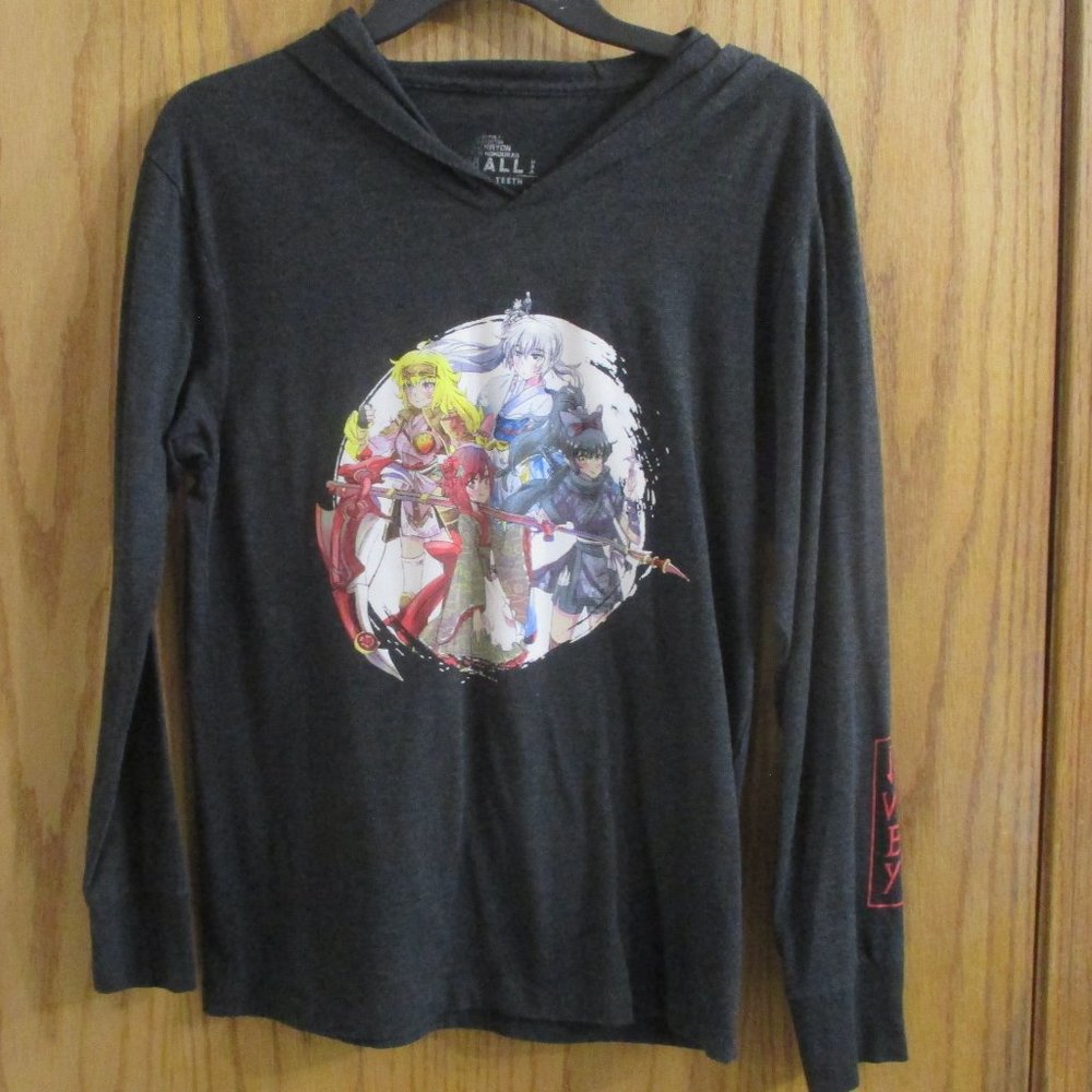 RWBY hooded long sleeve t-shirt unisex size small